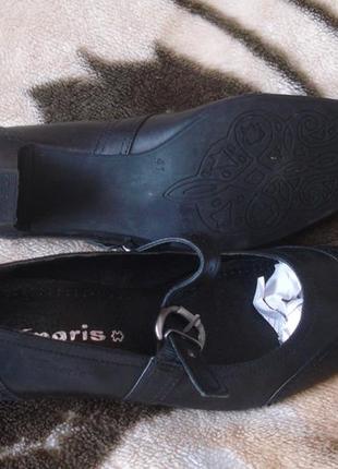 Tamaris класичні шкіряні туфлі 41 р.6 фото
