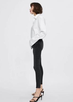 Zara premium skinny jeans, zara, джинси зара, чорні джинси, чорні скінні2 фото