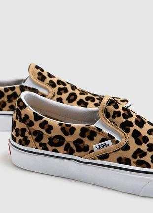 Кеды женские vans leopard1 фото