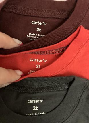 Набор кофтинок лонгсливов carter’s 2t