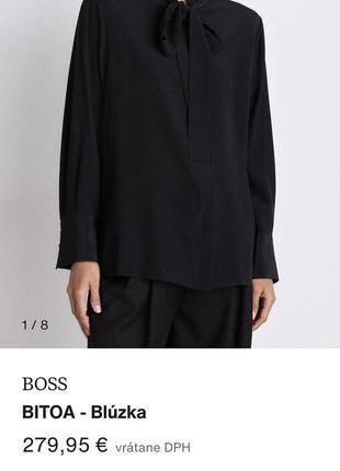 Блуза с бантом hugo boss9 фото