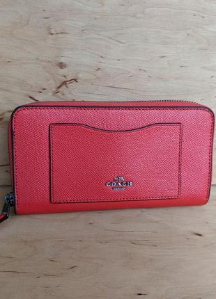 Coach accordion zip wallet кошелек кошелек gucci dior celine