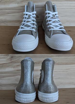 Converse all star ctas hi light metallic кеди vans nike blazer5 фото