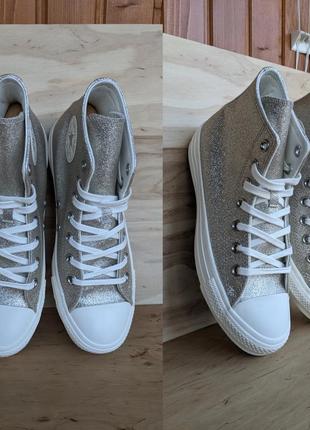 Converse all star ctas hi light metallic кеди vans nike blazer6 фото