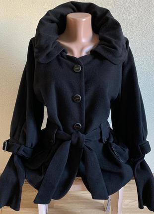 Шикарное укорочённое пальто/куртка тм «lasagrada» р.38/m2 фото