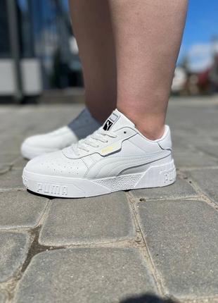 Кроссовки puma cali white leather (41)