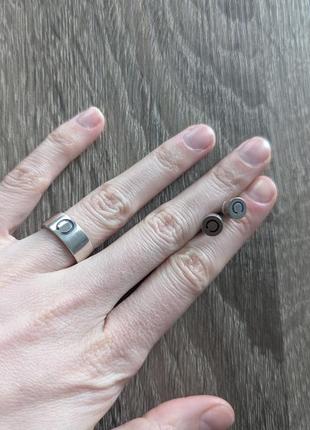 Серебряные серьги и кольцо dari chernikova