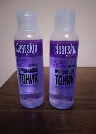 Очищуючий тонік для обличчя з екстрактом пшениці і алое віра "для проблемної шкіри"