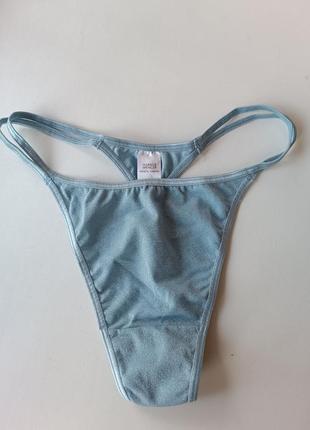 Стринги marks &amp; spencer pale blue1 фото