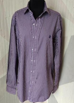 Рубашка мужская polo ralph lauren, p15,5(48)1 фото