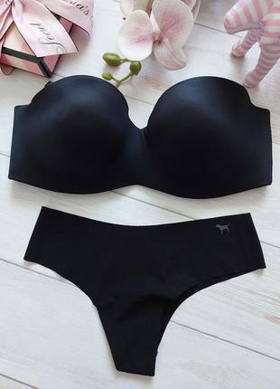 Лиф без пуш ап pink victoria's secret