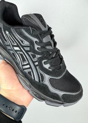 Кроссовки asics gel-nyc black6 фото