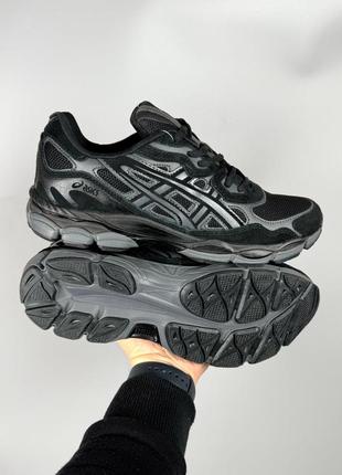 Кроссовки asics gel-nyc black7 фото