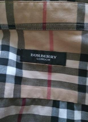 Котонова сорочка burberry3 фото