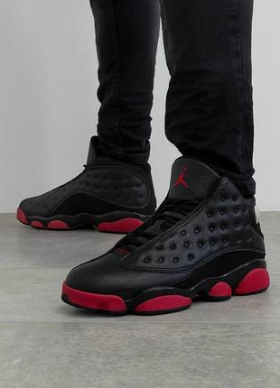 Чоловічі кросівки nike air jordan 13 retro dirty bred1 фото