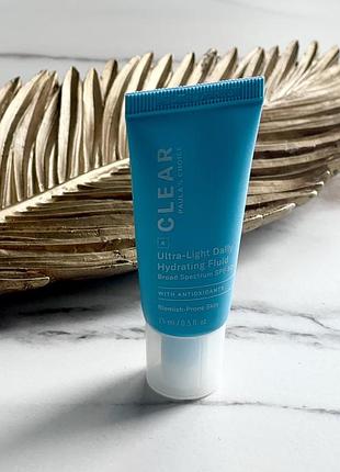 Легкий, зволожуючий крем з спф 30+ paula's choice clear ultra-light daily hydrating face sunscreen s
