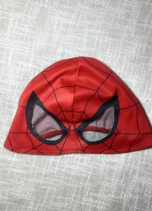 Карнавальная шапка маска спайдермен 5-6 лет