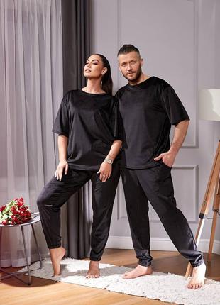 Домашний велюровый костюм пижама цвета3 фото