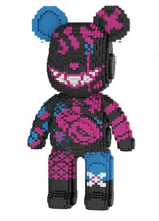 Конструктор "jinx" magic blocks у вигляді ведмедика bearbrick1 фото