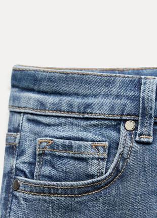 Облегающие джинсы свет синих zara new6 фото