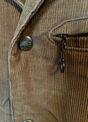 Винтажная вельветовая ждинсовая жилетка жилет 70х. lee vintage corduroy vest made in usa falcon zipper4 фото