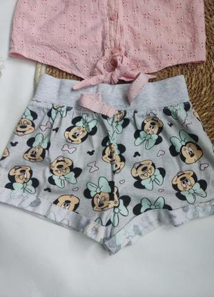 Набір шорти та блуза на дівчинку 3-4 роки2 фото