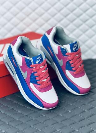 Кроссовки женские весенние кожаные nike air max 90 кроссовки найк 90 кожа весна5 фото