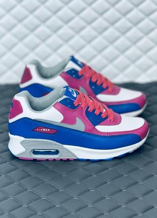 Кроссовки женские весенние кожаные nike air max 90 кроссовки найк 90 кожа весна9 фото