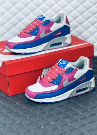 Кроссовки женские весенние кожаные nike air max 90 кроссовки найк 90 кожа весна6 фото