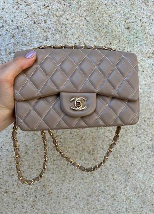 Сумочка беж міні👜