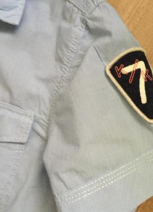 Рубашка для мальчика h&m на 9-10 лет. 4