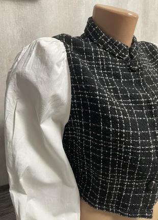 Блузка zara , блуза , накидка , кофта2 фото