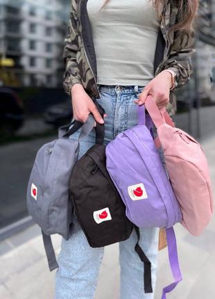 15 цветов! бананка, сумка на пояс fjallraven kanken из ткани4 фото