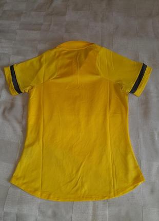 Поло nike academy 21 dry ss polo yellow2 фото