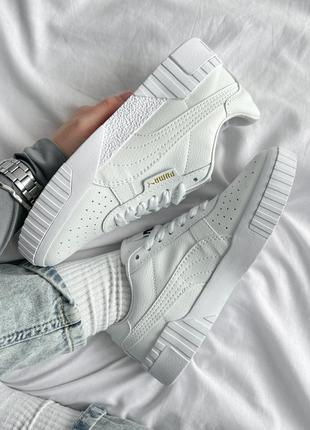 Женские кроссовки puma cali white7 фото