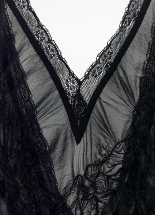 Полупрозрачное текстурированное платье10 фото