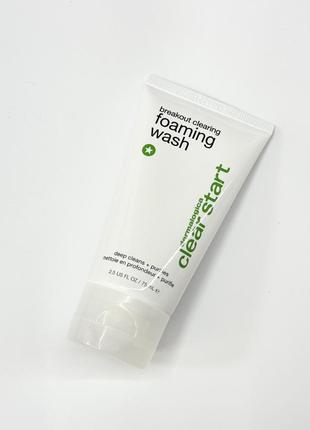 Очищуючий гель для вмивання проблемної шкіри dermalogica breakout clearing foaming wash, 75 ml