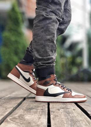 Кросівки nike air force travis scott кросівки8 фото