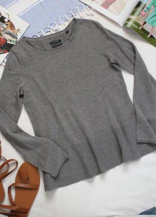 Сірий тонкий светр, джемпер 34 розмір хс marc o polo