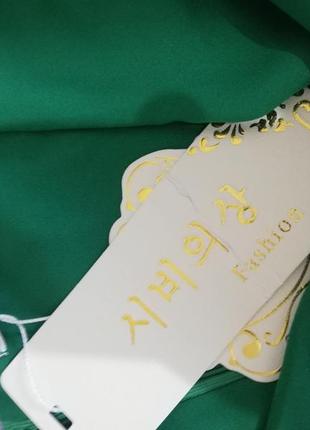 Сукня міні драпировка коротка зелена сарафан без рукав5 фото