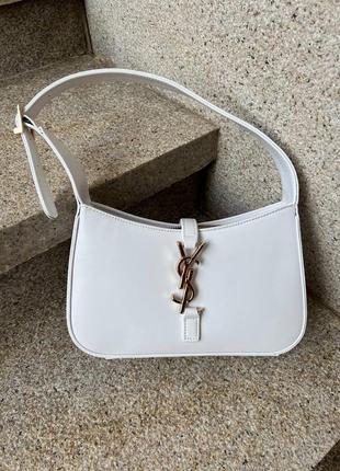 👜 yves saint laurent hobo white