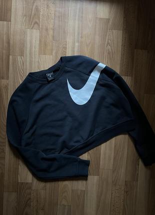 Женский свитшот кроп-топ nike1 фото