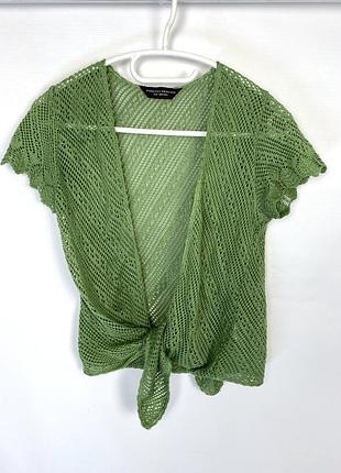 Кофта накидка dorothy perkins, зелена