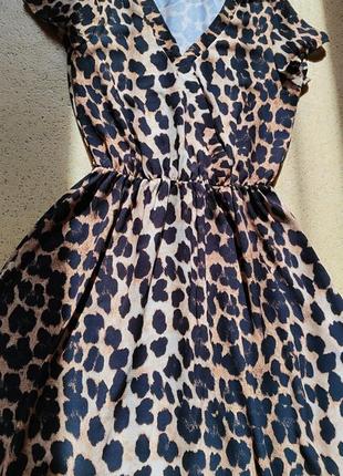 Платье платье леопардовый принт2 фото