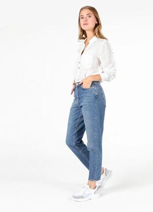Жіночі вантажні бойфренди мом джинси 👖3 фото