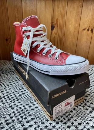 Конверсы, кожа. converse all star2 фото