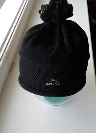 Флисовая теплая шапка с мембраной capo австрия размер 58 (l)