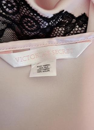 (л) чарівна шовкава нічна сорочка, пеньюарчик від victoria's secret4 фото