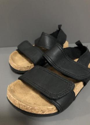 H&m zara next сандалии пробковые сандали черные боссоножки босоножки натуральна кожа липучки