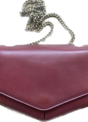 Женская брендовая кожаная сумка sandro